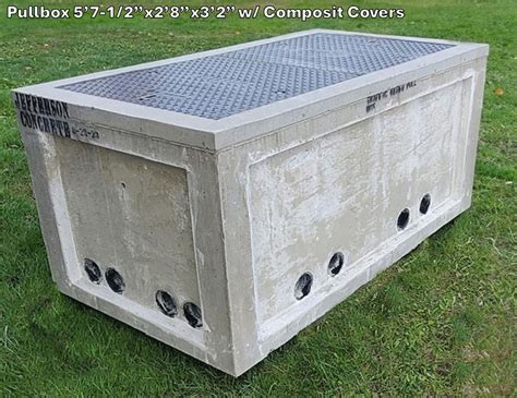 in ground electrical pull box|underground concrete electrical pull box.